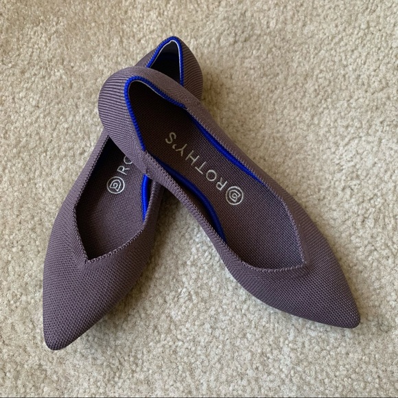 Rothy's Shoes - Rothy’s, The Point, Retired Color “Mink”, Size 8